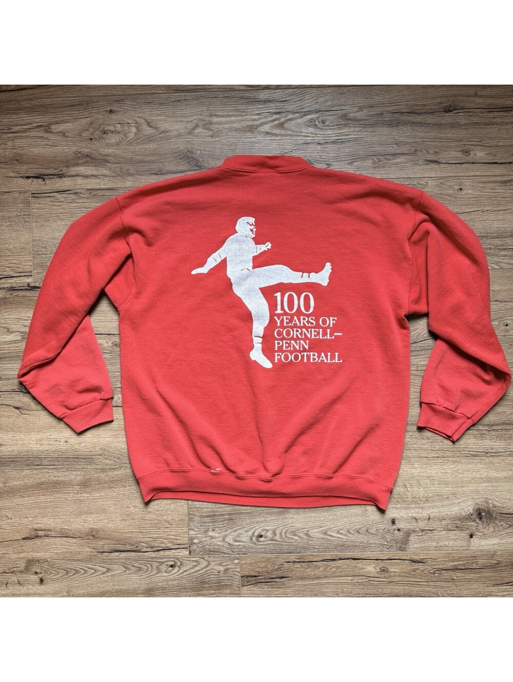 VTG 1993 Cornell Penn Rivalry Crewneck Sweatshirt L Football
